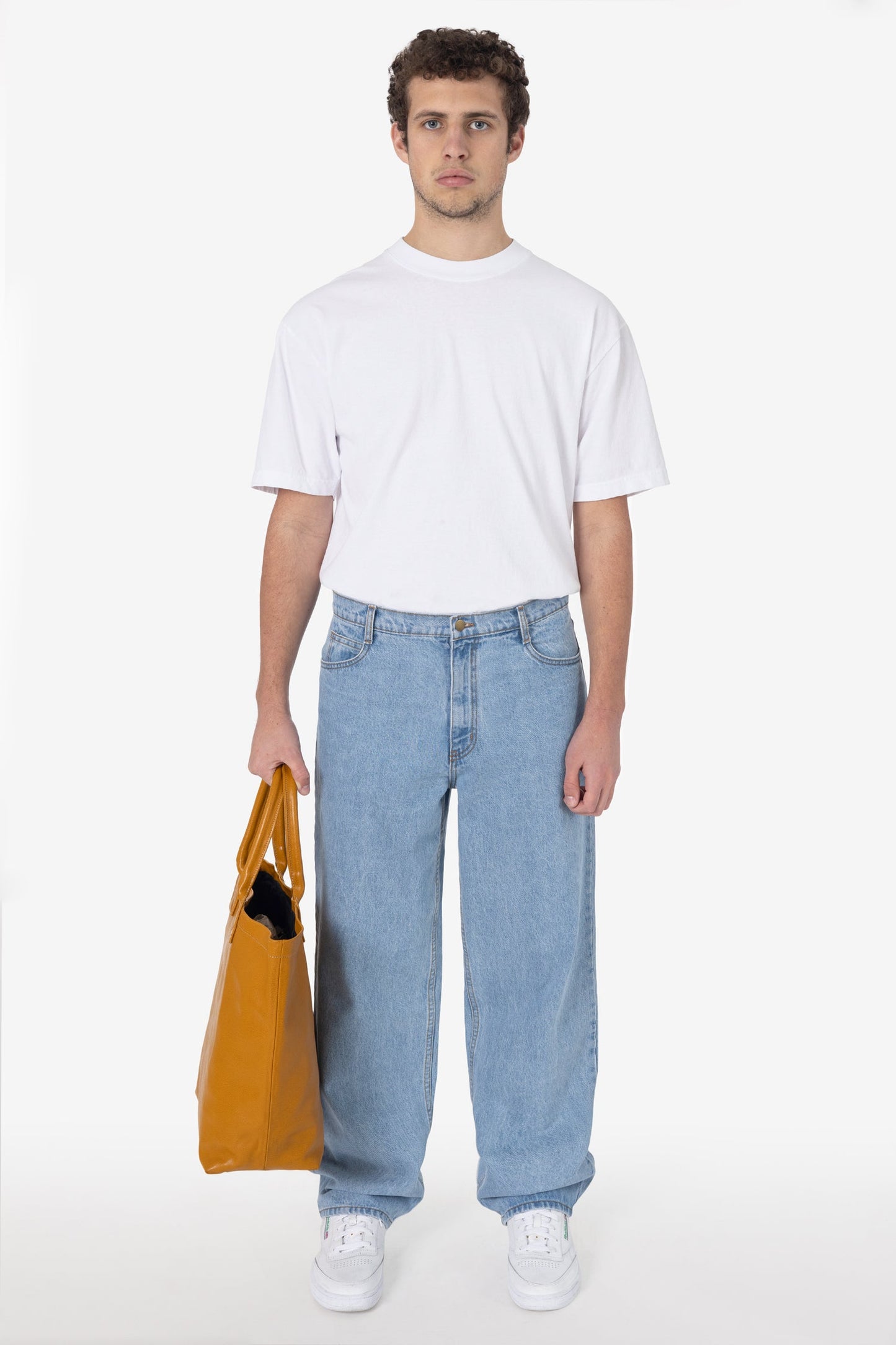 Bolso de mano de cuero unisex